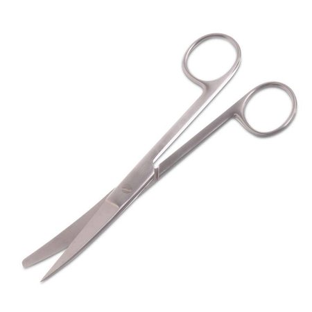 VON KLAUS Operating Scissors, 6.5in, Curved/Sharp/Blunt, Von Klaus German Surgical Steel VK103-0716